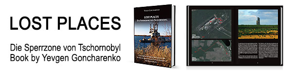 The book “Lost Places – Die Sperrzone von Tschornobyl”