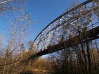 The Pripyat railway bridge
