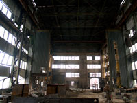 AKW Tschernobyl. Die dritte Reihe. Die Reaktormontagehalle