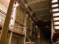 AKW Tschernobyl. Block 5. Der Raum der Hauptspeisepumpen