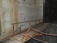 AKW Tschernobyl. Block 5. Der Raum der Hauptspeisepumpen