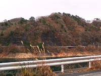 Die Grenze der Zone. Minamisoma (南相馬市). Präfektur Fukushima