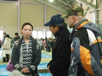 Parents of evacuated from Tomioka children