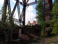 AKW Tschernobyl. Die dritte Reihe. Ein Portalkran