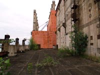 AKW Tschernobyl. Block 5. Die Sicht auf die Räume der Trommel-Separatoren
