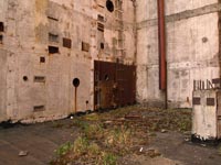 AKW Tschernobyl. Block 5. Die Sicht auf die Räume der Trommel-Separatoren