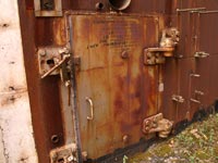 AKW Tschernobyl. Block 5. Die Sicht auf die Räume der Trommel-Separatoren