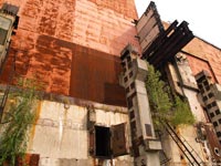 AKW Tschernobyl. Block 5. Die Sicht auf den Reaktorsaal