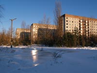 Pripjat im Winter