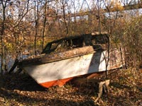 Kutter in Pripjat